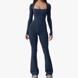 Amazon Qinsen Jumpsuit Square Neck